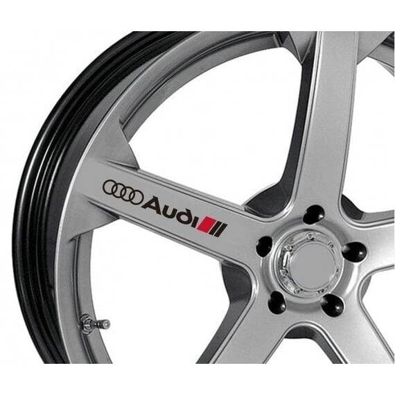 Sticker jante - AUDI (set 4 buc.) - - Roveli