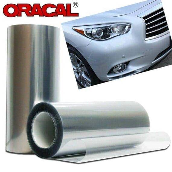 Folie protectie faruri / stopuri ORACAL (100 x 50 cm) - transparent - - Roveli