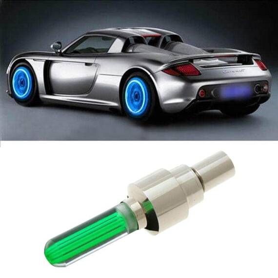 Set 2 Capace Valva cu LED Verde, cu senzor de lumina si miscare - - Roveli