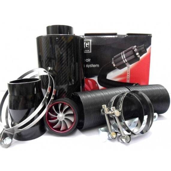 Filtru aer sport cu tubulatura si turbina pasiva - - Roveli