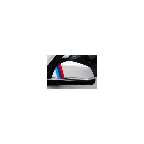 Sticker oglinda BMW Flag (3 buc - 35cm x 1cm) - - Roveli