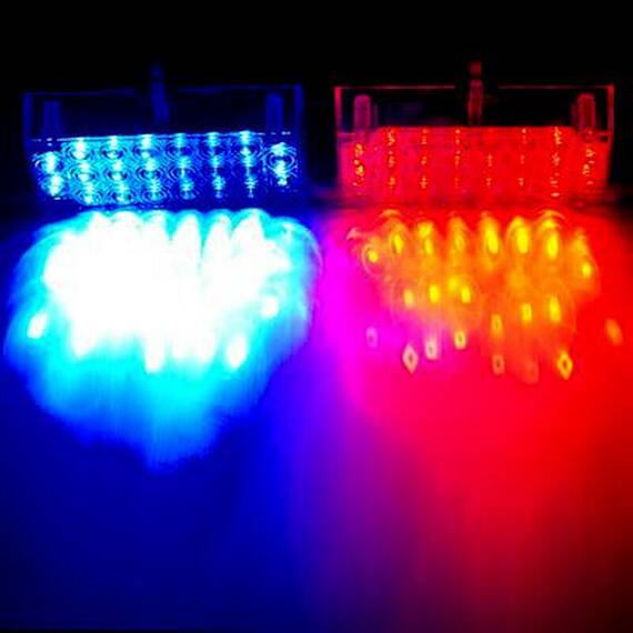 Set proiectoare Strobo (2 x 20 LED) - diferite functii - - Roveli