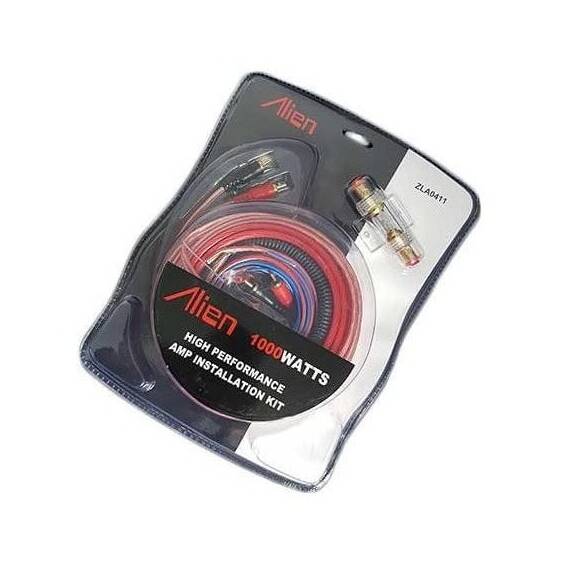 Kit cabluri amplificator ALIEN Basic 1000W MAX, AVX-MR0411 - - Roveli