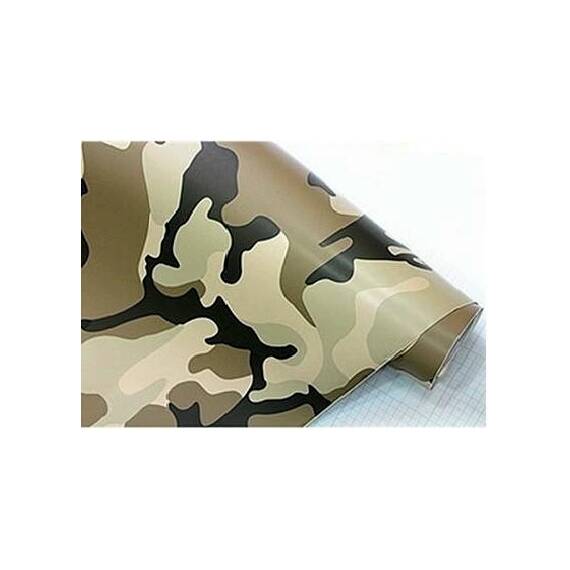Folie colantare auto CAMUFLAJ  (30cm x 1,50m) - - Roveli