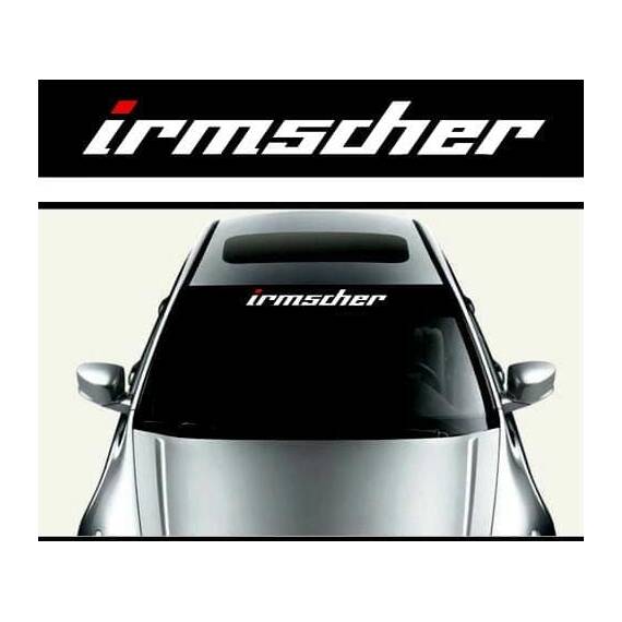 Sticker parasolar auto IRMSCHER (126 x 16cm) - - Roveli