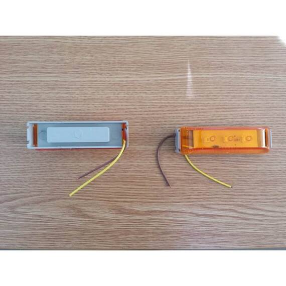 Lampa portocalie cu LED-uri 24V - - Roveli