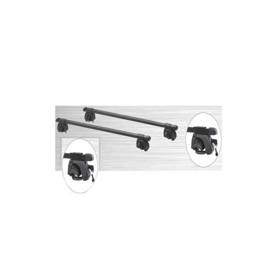 Set bare portbagaj CU ANTIFURT, cu montaj pe barele longitudinale - BP850 - - Roveli