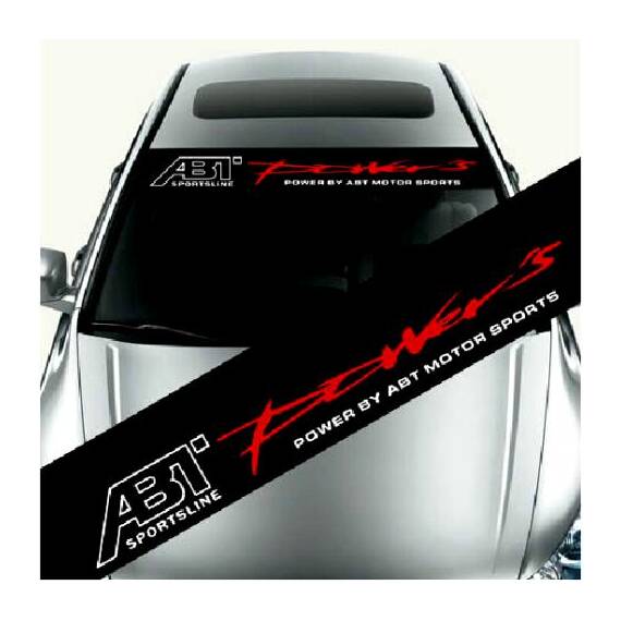 Sticker parasolar auto ABT (126 x 16cm) - - Roveli