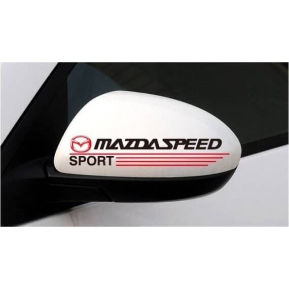 Sticker oglinda MAZDA (set 2 buc.) - - Roveli