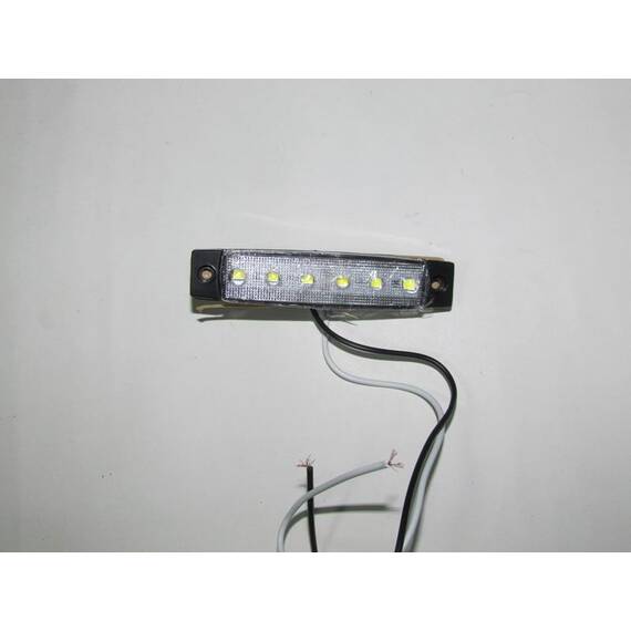 Lampa laterala 6 LED-uri, 12V, lumina alba - - Roveli