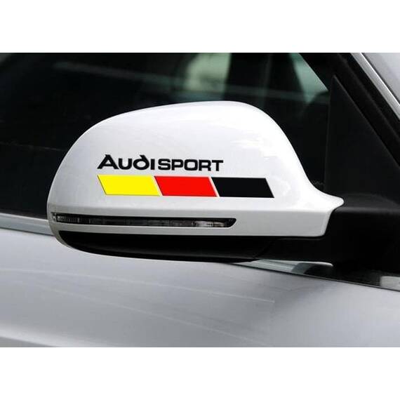 Sticker oglinda AUDI (set 2 buc.) - - Roveli