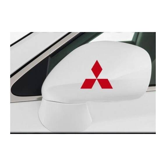 Sticker oglinda Mitsubishi (set 2 buc.) - - Roveli