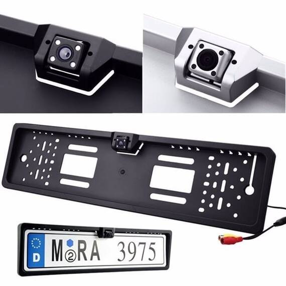Suport numar cu camera marsarier, functie Night Vision - - Roveli