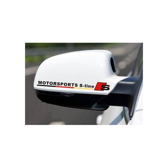 Sticker oglinda AUDI (set 2 buc.) - - Roveli