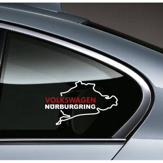 Sticker auto geam VW - - Roveli