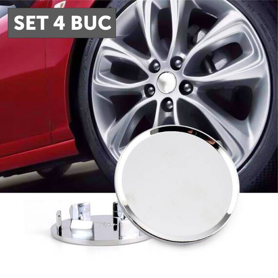 Set 4 buc. capace jante (68mm) Logo Optional - - Roveli