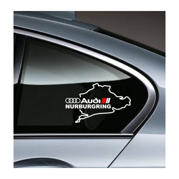 Sticker auto geam AUDI - - Roveli