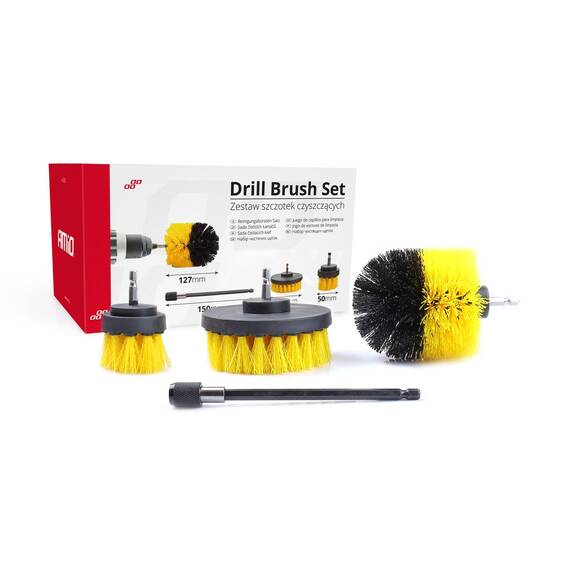 Set 4 piese perii de curatare si slefuire - - Roveli