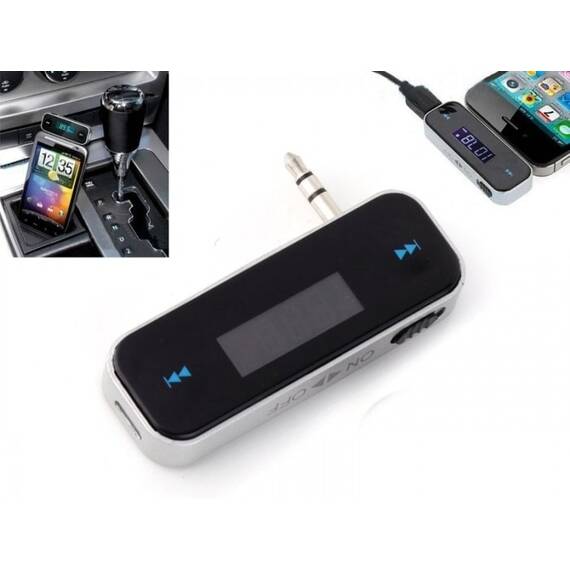 Modulator FM cu CarKit pentru iPhone si alte telefoane (V2) - - Roveli