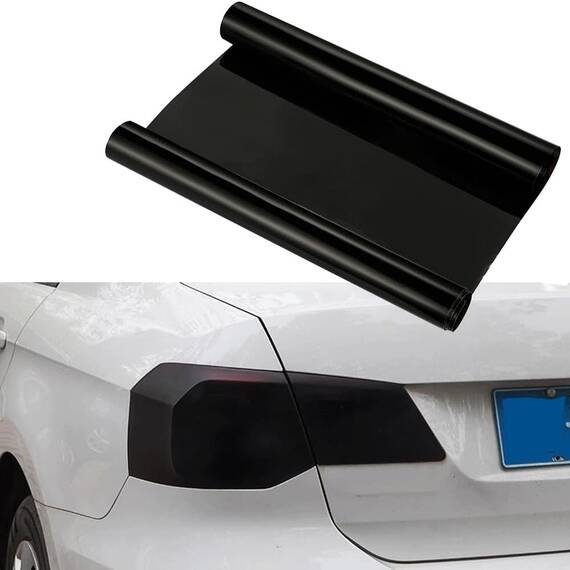 Folie protectie faruri / stopuri auto - Fumuriu Inchis (pret/m liniar) - - Roveli