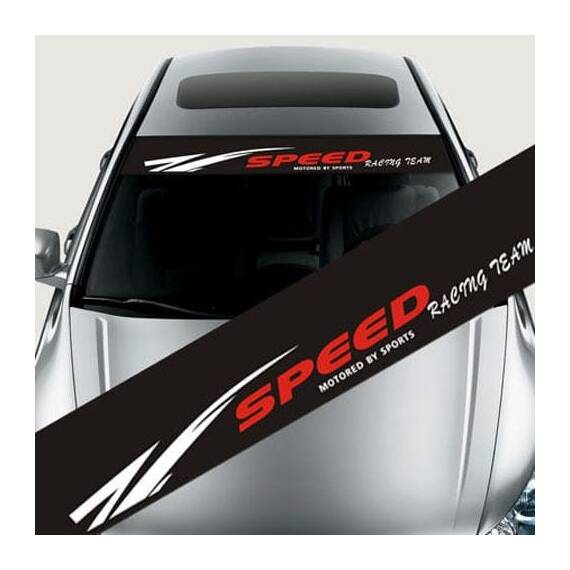 Sticker parasolar auto SPEED (126 x 16cm) - - Roveli