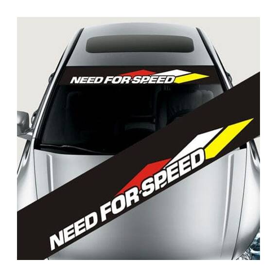 Sticker parasolar auto NFS (126 x 16cm) - - Roveli