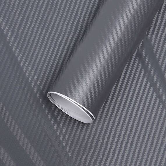 Folie colantare auto Carbon 3D - Antracit (3m x 1,27m) - - Roveli