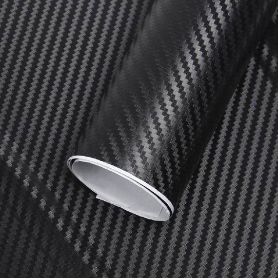 Folie colantare auto Carbon 3D - Negru (3m x 1,27m) - - Roveli