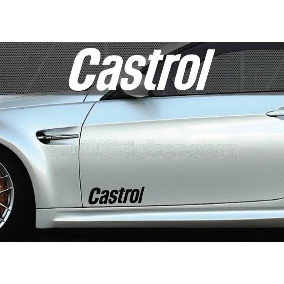Set 2 buc. sticker auto lateral - CASTROL - - Roveli