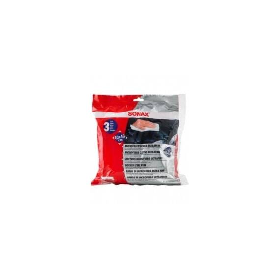 Lavete Microfibra Sonax Ultrafina 40x40cm 3 buc - - Roveli