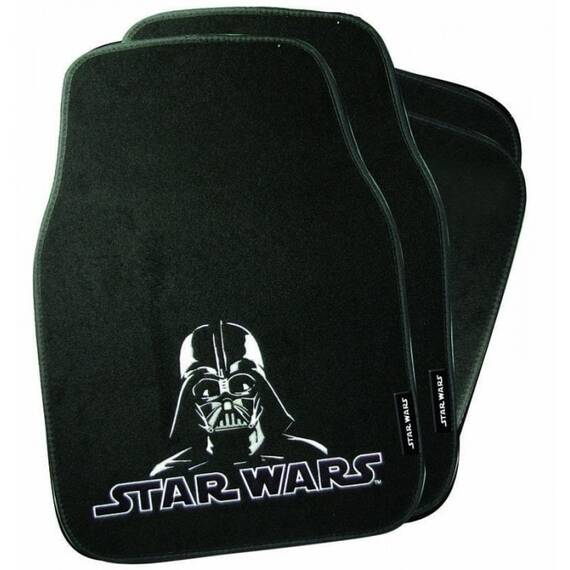 Set covorase auto din mocheta personalizate Star Wars universale, 4 buc. - - Roveli