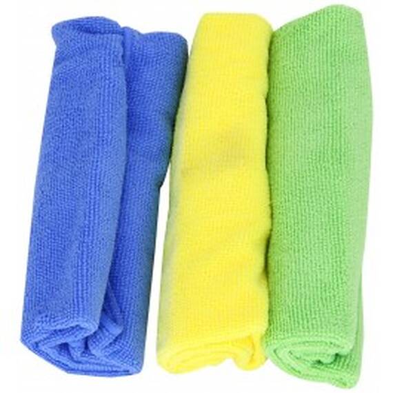 Set 3 lavete cu microfibre Mr. Kleen pentru curatat si spalat orice suprafata 40x30 cm - - Roveli