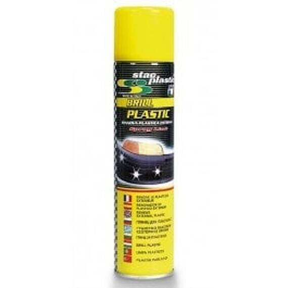 Spray curatat si reconditionat plastic exterior Stac Plastic Italy 400 ml - - Roveli