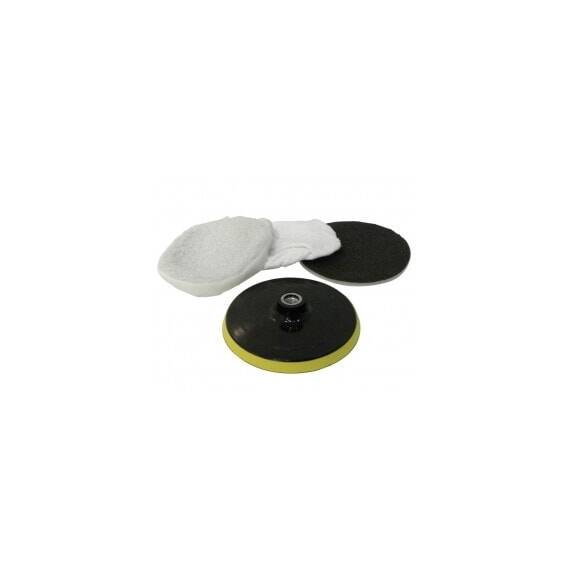 Burete carpoint pentru Polish 150mm din 4 buc : disc , burete si rezerve pentru masina de polishat - - Roveli