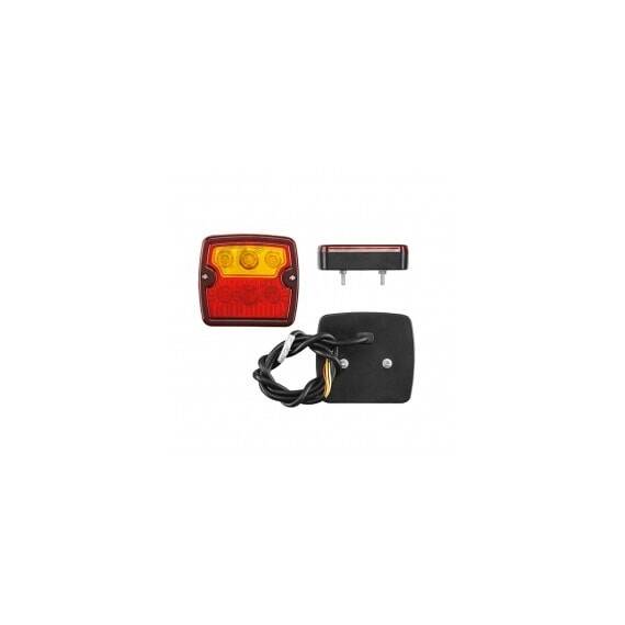 Lampa auto pentru remorca cu LED, universala Dreapta/Stanga 12/24V , 105x98x30mm, fara lampa numar, 1 buc. - - Roveli