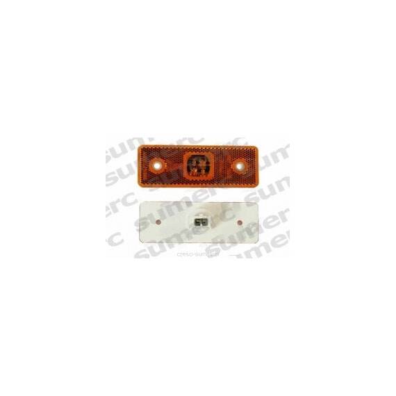 Lampa gabarit auto pentru Mercedes Sprinter si Vw LT 1995-2006 , stg/dr. culoare orange cu leduri , 12/24V , 110x42mm , 1 buc. - - Roveli