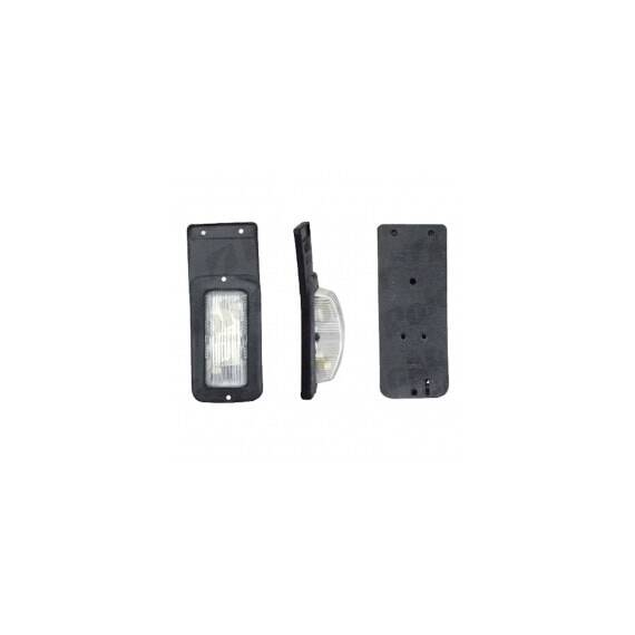Lampa gabarit auto 12/24V, culoare Alba , 55x135x35mm, cu suport fixare cauciucat, 1buc - - Roveli