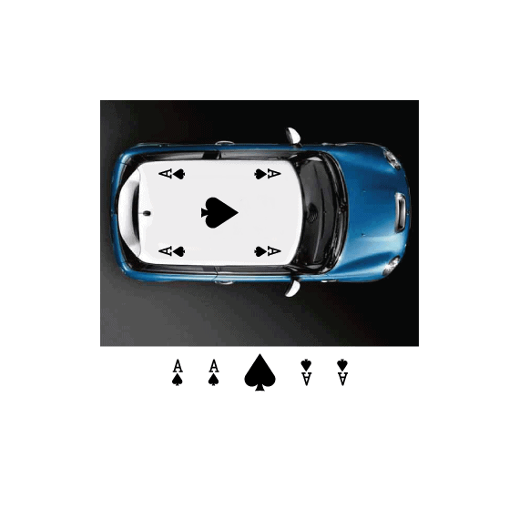 Sticker auto plafon - PICA - - Roveli
