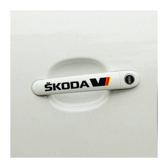 Sticker manere usa - SKODA (set 4 buc.) - - Roveli