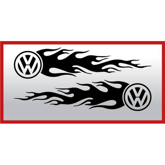 Set 2 buc. stickere portiere VOLKSWAGEN - - Roveli