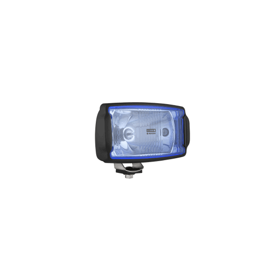 Proiector auto Wesem 12/24V 220x123x120mm Universale albastre carcasa neagra , cu lumina de drum , 1 buc. - - Roveli