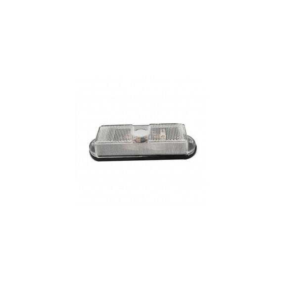 Lampa gabarit auto 12V/ 24V dreptunghiulara Alba, 125x45x28mm , 1 buc. - - Roveli