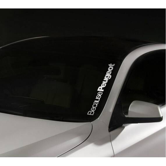 Sticker parbriz Peugeot - - Roveli