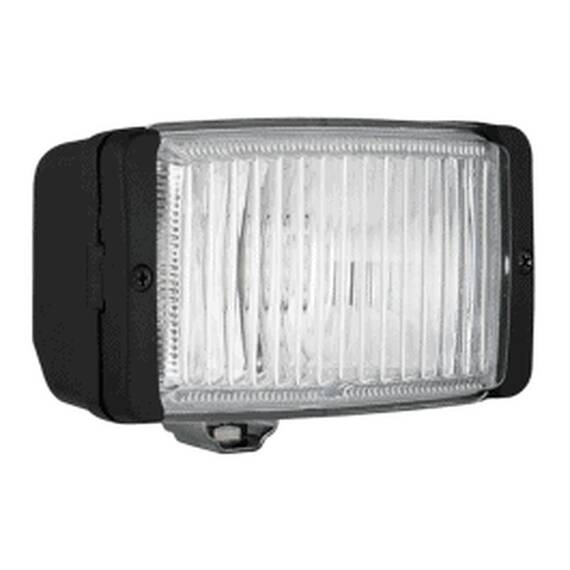 Set 2 proiectoare auto Wesem 12/24V bec H3, 138x78x60mm , sticla alba si carcasa neagra , cu lumina de ceata - - Roveli