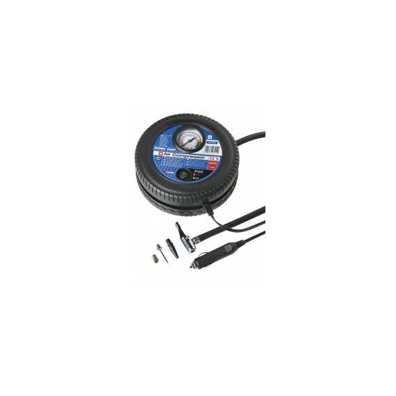 Compresor auto Sumex 12V Compact cu manometru 260PSI / 18 Bari - - Roveli