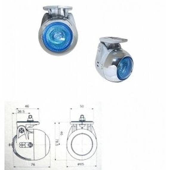 Proiectoare de ceata Cromate 12V - H3 - 55W, set 2 buc. - - Roveli