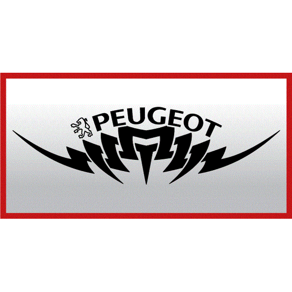 Sticker capota sau luneta - PEUGEOT - - Roveli