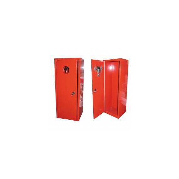 Cutie metalica pentru stingator de 6 kg , 200 x 245 x 620 mm , culoare rosie - - Roveli