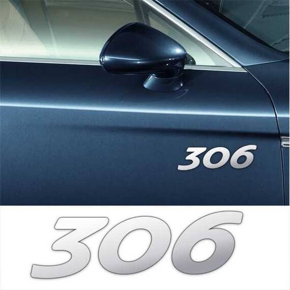 Stickere laterale CHROME - 306 (set 2 buc.) - - Roveli