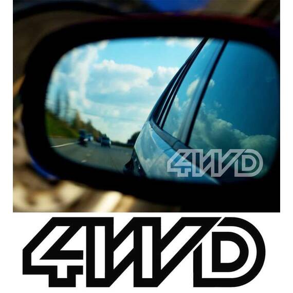 Stickere oglinda ETCHED GLASS - 4WD (set 3 buc.) - - Roveli
